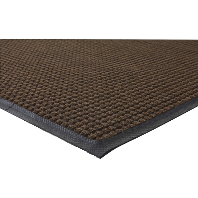 GENUINE JOE 58843 Waterguard Indoor/Outdoor Floor Mat, 4ft x 6ft, Chocolate Brown GENUINE JOE 58843 Waterguard Indoor/Outdoor Floor Mat, 4ft x 6ft, Chocolate Brown