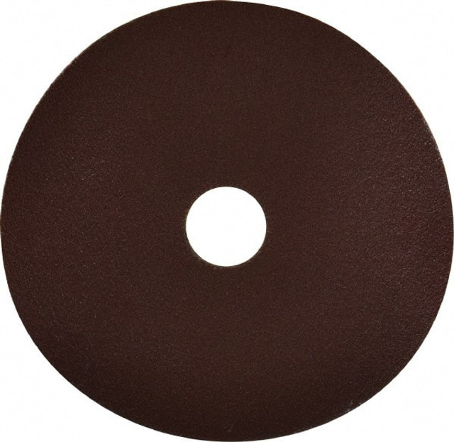 CGW Abrasives 48028 Fiber Disc: 5" Disc Dia, 7/8" Hole, 120 Grit, Aluminum Oxide