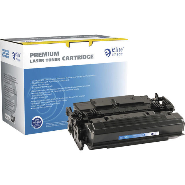 Elite Image 03434 Elite Image Remanufactured Laser Toner Cartridge - Alternative for HP 87X - Black - 1 Each