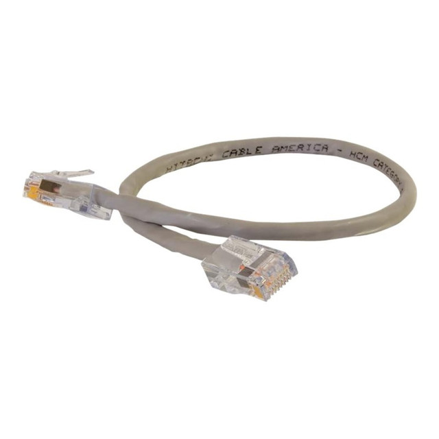 LASTAR INC. 15267 C2G 7ft Cat6 Non-Booted UTP Unshielded Ethernet Network Patch Cable - Plenum CMP-Rated - Gray - Patch cable - RJ-45 (M) to RJ-45 (M) - 7 ft - UTP - CAT 6 - plenum - gray