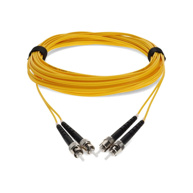ADD-ON COMPUTER PERIPHERALS, INC. ADD-ST-ST-4M9SMF AddOn 4m ST OS1 Yellow Patch Cable - Patch cable - ST/UPC single-mode (M) to ST/UPC single-mode (M) - 4 m - fiber optic - duplex - 9 / 125 micron - OS1 - halogen-free - yellow ADD-ON COMPUTER PERIPHERALS, INC. ADD-ST-ST-4M9SMF AddOn 4m ST OS1 Yellow Patch Cable - Patch cable - ST/UPC single-mode (M) to ST/UPC single-mode (M) - 4 m - fiber optic - duplex - 9 / 125 micron - OS1 - halogen-free - yellow