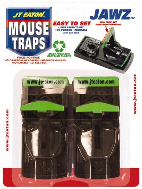 J.T. Eaton 409 Rodent & Animal Traps; Trap Type: Snap Trap ; Material: Polycarbonate Plastic ; Overall Length: 2.5 ; Overall Height: 7.5