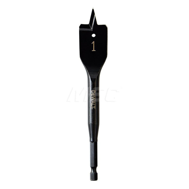 DeWALT DW1582 1", 1/4" Straight Shank, Bright Finish, High Speed Steel, Spade Blade Drill Bit