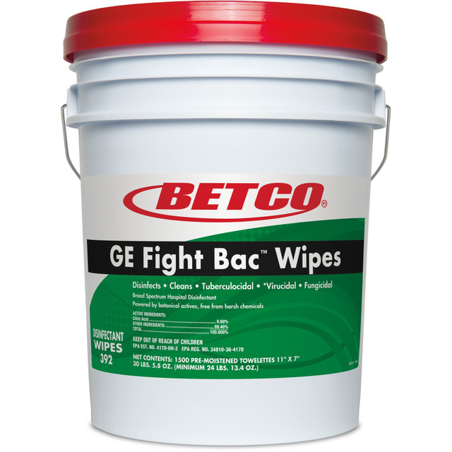 Betco Corporation Betco 3920500 Betco GE Fight Bac Disinfectant Wipes