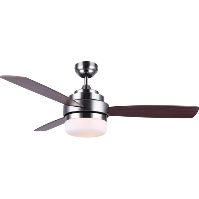 W APPLIANCE COMPANY LLC BCF5262R Black+Decker Ceiling Fan - 3 Blades - 52in Diameter - 3 Speed - Adjustable Airflow - 17.5in Height x 52in Width x 52in Depth - Glass, Nickel W APPLIANCE COMPANY LLC BCF5262R Black+Decker Ceiling Fan - 3 Blades - 52in Diameter - 3 Speed - Adjustable Airflow - 17.5in Height x 52in Width x 52in Depth - Glass, Nickel