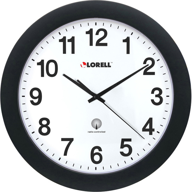 Lorell 60997 Lorell 12" Round Radio-Controlled Wall Clock