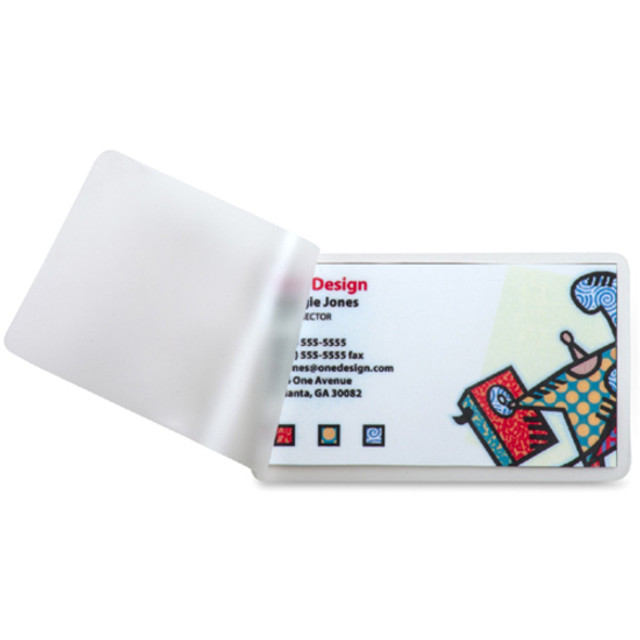 Business Source 20861 Business Source 5 mil Business Card Laminating Pouches