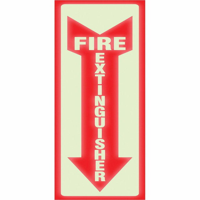 Identity Group Headline Signs 4793 Headline Signs Glow In Dark Fire Extinguisher Sign