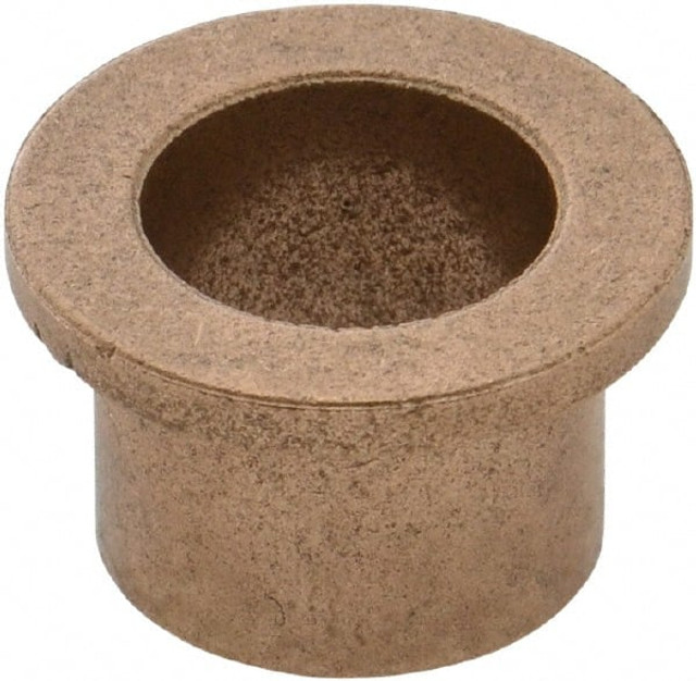 Boston Gear G00320 Flanged Sleeve Bearing: 3/4" ID, 15/16" OD, 3/4" OAL, Oil Impregnated Bronze