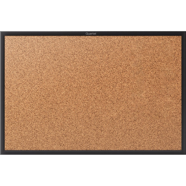 ACCO BRANDS USA, LLC 2307B Quartet Classic Cork Bulletin Board, 48in x 72in, Aluminum Frame With Black Finish ACCO BRANDS USA, LLC 2307B Quartet Classic Cork Bulletin Board, 48in x 72in, Aluminum Frame With Black Finish