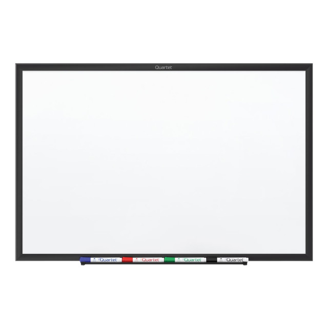 ACCO BRANDS USA, LLC Quartet SM537B  Classic Magnetic Dry-Erase Whiteboard, 48in x 72in, Aluminum Frame With Black Finish