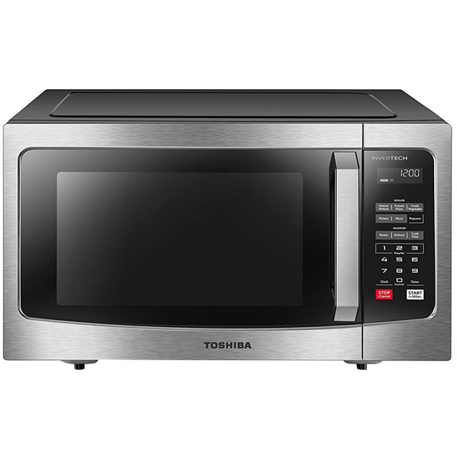 MIDEA AMERICA CORPORATION MLEM16PST Toshiba 1.6 Cu Ft Microwave With Inverter Technology, Stainless Steel