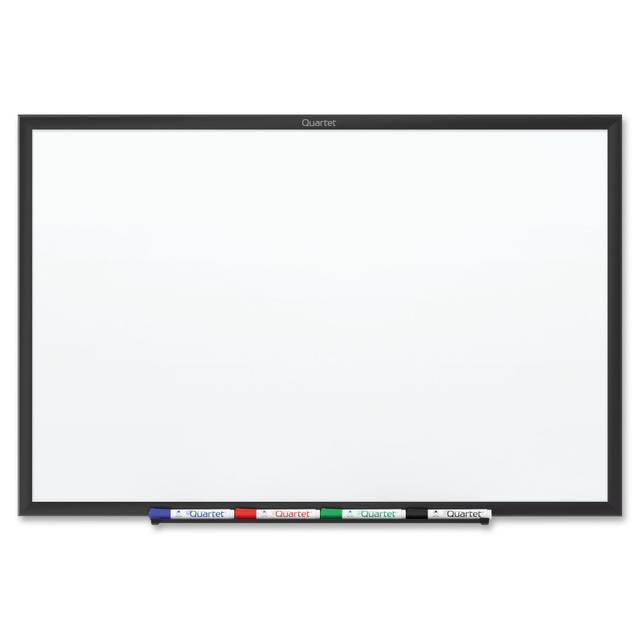 ACCO BRANDS USA, LLC SM538B Quartet Classic TAA Compliant Magnetic Dry-Erase Whiteboard, 48in x 96in, Aluminum Frame With Black Finish ACCO BRANDS USA, LLC SM538B Quartet Classic TAA Compliant Magnetic Dry-Erase Whiteboard, 48in x 96in, Aluminum Frame With Black Finish