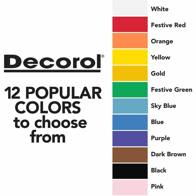 Dixon Ticonderoga Company Dixon 101207 Decorol Flame Retardant Art Roll