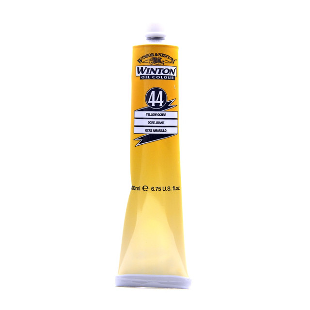 COLART FINE ART & GRAPHICS LTD. 1437744 Winsor & Newton Winton Oil Colors, 200 mL, Yellow Ochre, 44