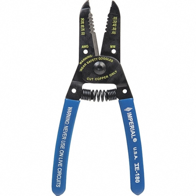 Imperial IE-180 Wire Stripper: 30 AWG to 22 AWG Max Capacity