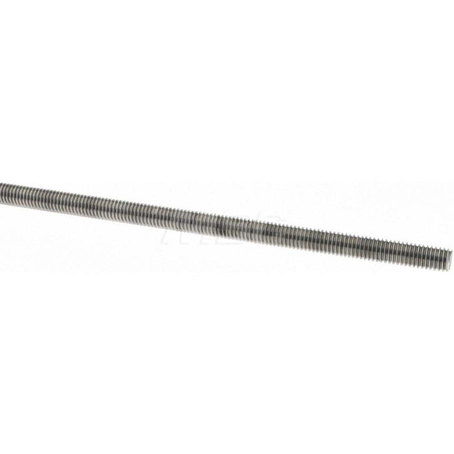 MSC 45086 Threaded Rod: M5 X 0.8, 1" Long, Stainless Steel, Grade B7