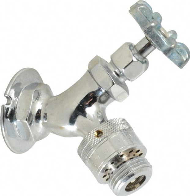 Legend Valve 107-414 3/4" Pipe, Chrome Plated Brass Sillcock with Vacuum Breaker