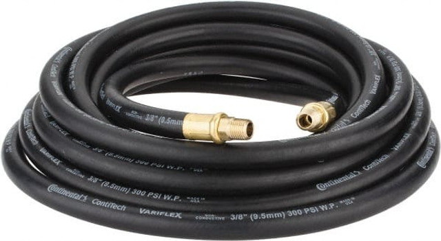 Continental ContiTech VRK03830-25-13 Oil Resistant Air Hose: 3/8" ID, 25'