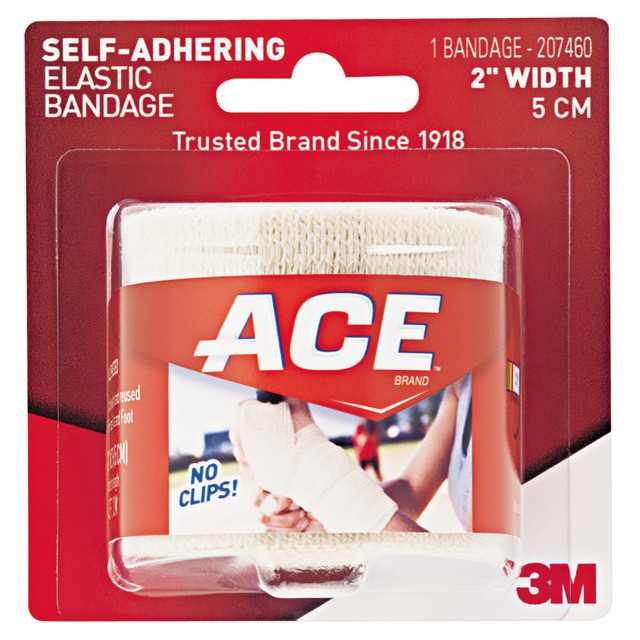 3M CO 207460 ACE Athletic Support Wrap, 2in Width, Tan 3M CO 207460 ACE Athletic Support Wrap, 2in Width, Tan
