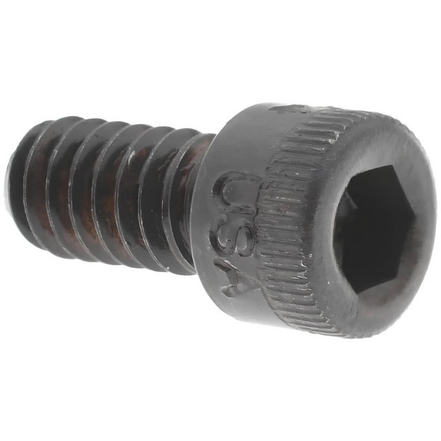 MSC 25C50KCS/P Socket Cap Screw: 1/4-20, 1/2" Length Under Head, Socket Cap Head, Hex Socket Drive, Alloy Steel, Black Oxide Finish