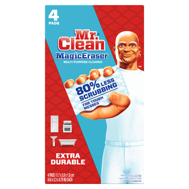 THE PROCTER & GAMBLE COMPANY 82038 Mr. Clean Magic Eraser Extra Power Pads, Box Of 4