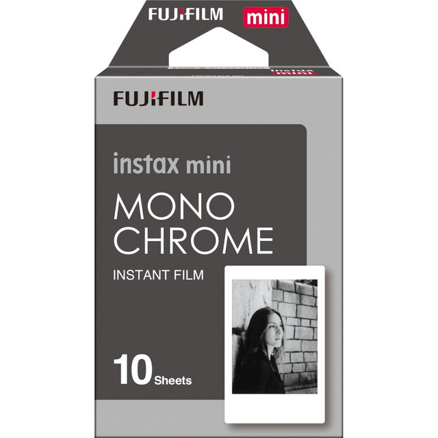 FUJIFILM U.S.A., INC. 16531960 Fujifilm Instax Mini Monochrome Instant Film - ISO 800