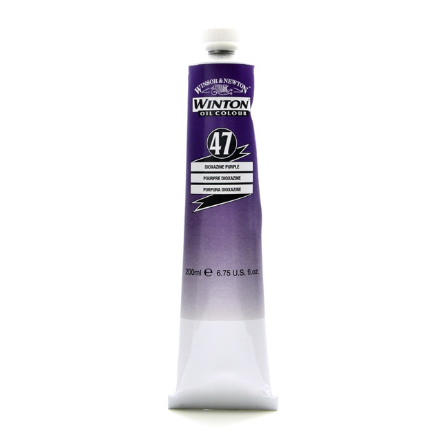 COLART FINE ART & GRAPHICS LTD. 1437229 Winsor & Newton Winton Oil Colors, 200 mL, Dioxazine Purple, 47