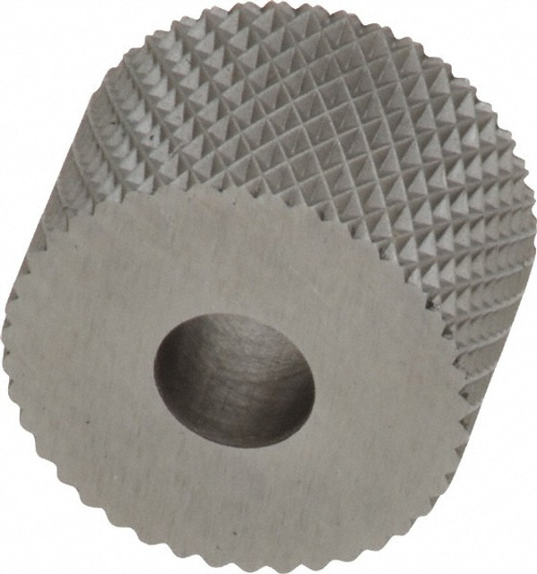 MSC KRF-220 Standard Knurl Wheel: 3/4" Dia, 90 ° Tooth Angle, 20 TPI, Diamond, High Speed Steel