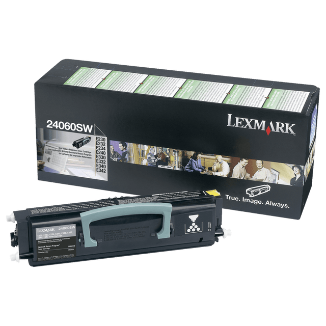 LEXMARK INTERNATIONAL, INC. 24060SW Lexmark 24060SW Black Toner Cartridge LEXMARK INTERNATIONAL, INC. 24060SW Lexmark 24060SW Black Toner Cartridge
