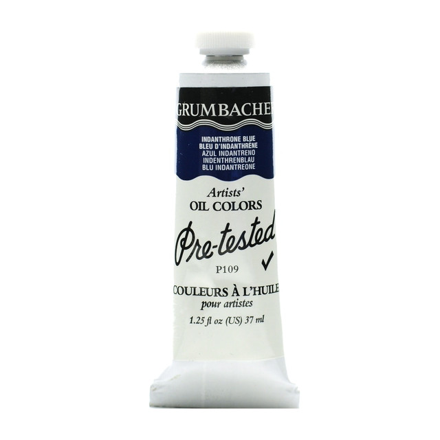 KOH-I-NOOR RAPIDOGRAPH, INC. P109G Grumbacher P109 Pre-Tested Artists Oil Colors, 1.25 Oz, Indanthrone Blue KOH-I-NOOR RAPIDOGRAPH, INC. P109G Grumbacher P109 Pre-Tested Artists Oil Colors, 1.25 Oz, Indanthrone Blue