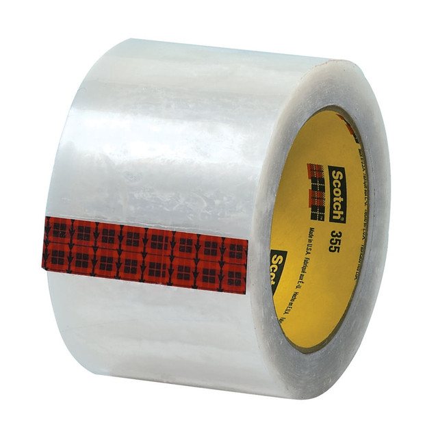 B O X MANAGEMENT, INC. 3M T9053556PK  355 Carton Sealing Tape, 3in x 55 Yd., Clear, Case Of 6
