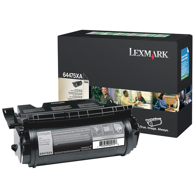 LEXMARK INTERNATIONAL, INC. 64475XA Lexmark 64475XA Black Extra-High Yield Return Program Toner Cartridge