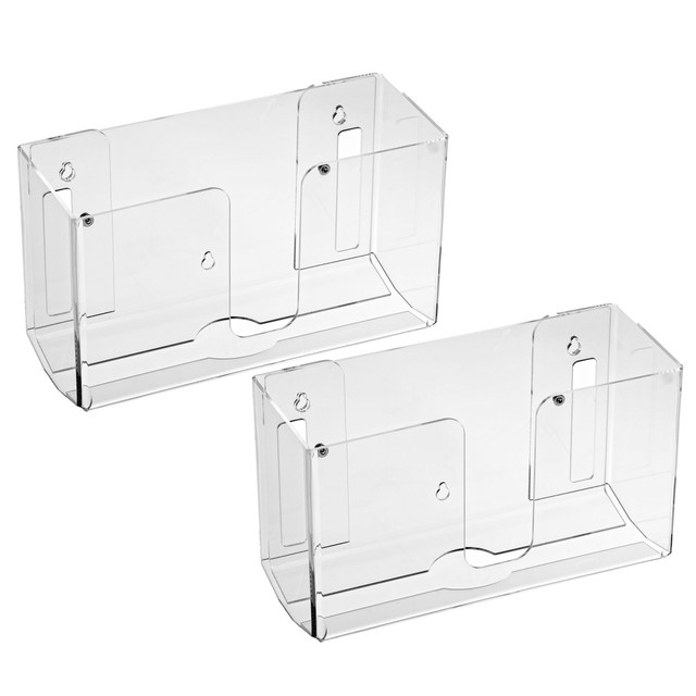 ADIR CORP. ALP432-CLR-2PK Alpine Wall Acrylic Paper Towel Dispensers, Clear, Pack Of 2 Dispensers ADIR CORP. ALP432-CLR-2PK Alpine Wall Acrylic Paper Towel Dispensers, Clear, Pack Of 2 Dispensers