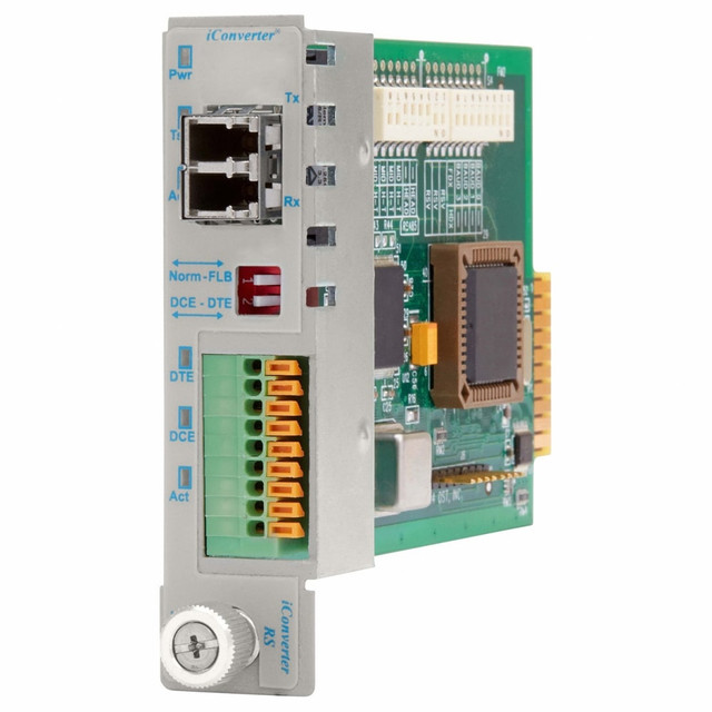 OMNITRON SYSTEMS TECHNOLOGY, INC. 8787T-2 Omnitron iConverter RS-422/485 Serial to Fiber Media Converter Terminal LC Single-Mode 60km Module - 1 x RS-422/485; 1 x LC Single-Mode; Internal Module; Lifetime Warranty