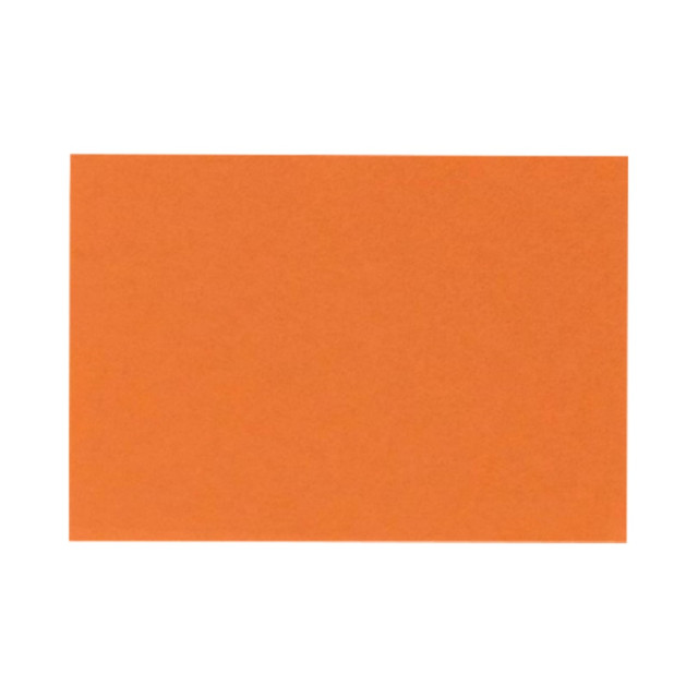 ACTION ENVELOPE EX4080-11-500 LUX Mini Flat Cards, #17, 2 9/16in x 3 9/16in, Mandarin Orange, Pack Of 500