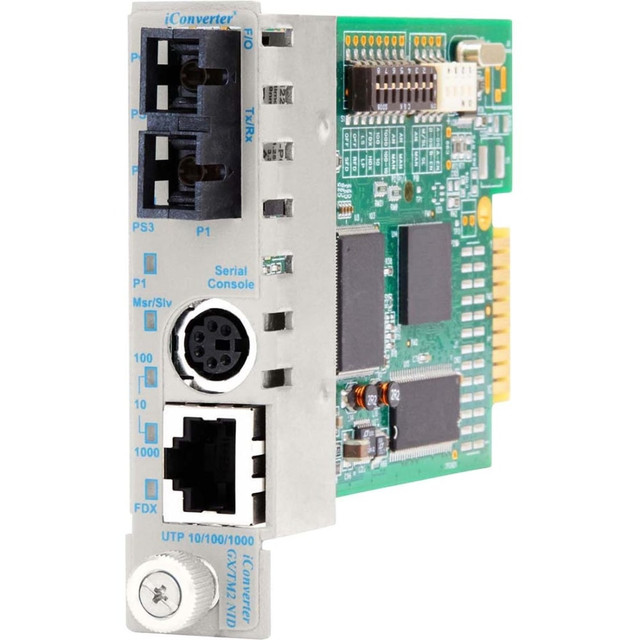 OMNITRON SYSTEMS TECHNOLOGY, INC. 8923N-1-W Omnitron Systems iConverter 8923N-1 Network Interface Device - 1 x RJ-45 , 1 x SC Duplex  - 10/100/1000Base-T, 1000Base-X - Internal