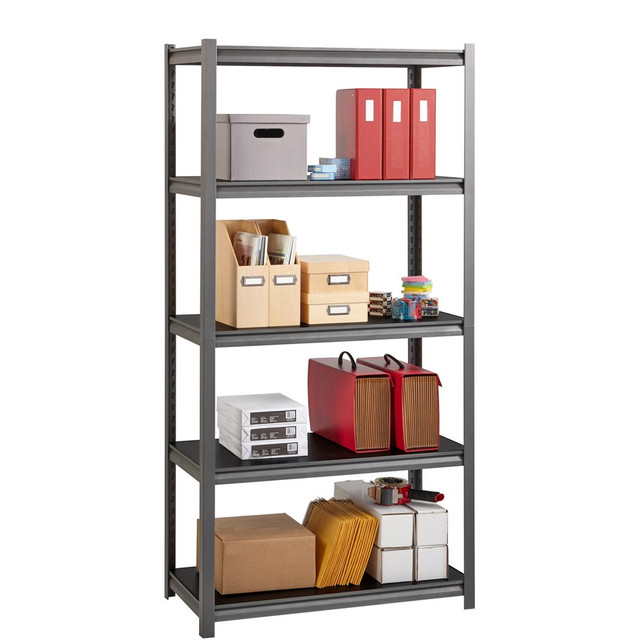 Lorell 59701 Lorell Iron Horse 3200 lb Capacity Riveted Shelving Lorell 59701 Lorell Iron Horse 3200 lb Capacity Riveted Shelving