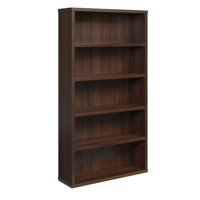 SAUDER WOODWORKING CO. 427450 Sauder Affirm Commercial 66inH 5-Shelf Bookcase, Noble Elm