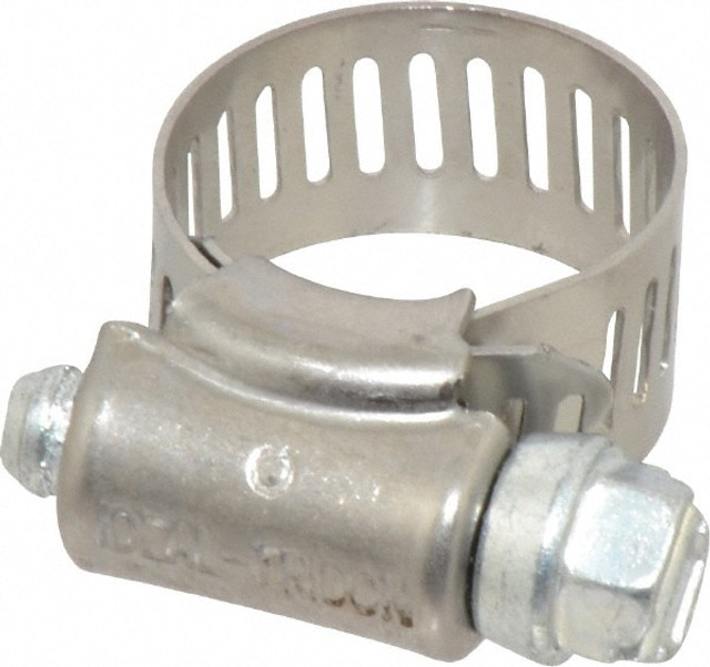 IDEAL TRIDON 5206051 Worm Gear Clamp: SAE 6, 3/8 to 7/8" Dia, Carbon Steel Band