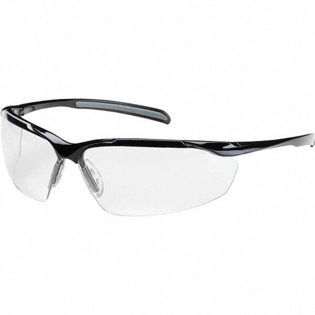 Bouton. 250-33-0020 Safety Glass: Anti-Fog & Scratch-Resistant, Polycarbonate, Clear Lenses, Frameless, UV Protection