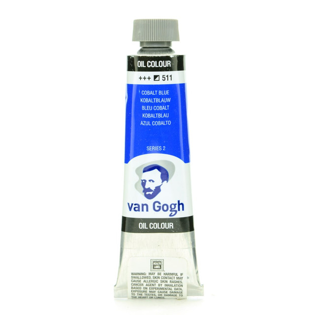 WINSOR & NEWTON 100514817-2 Van Gogh Oil Colors, 1.35 oz, Cobalt Blue, Pack Of 2