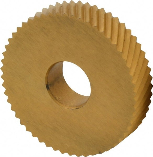 Dorian Tool 73310125444 Standard Knurl Wheel: 1" Dia, 90 ° Tooth Angle, 20 TPI, Diagonal, Cobalt