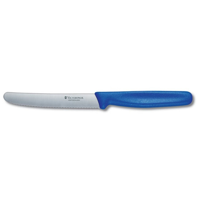 TRG - SWISS GEAR 40553 Victorinox Round Tip Steak Knife, 4-1/2in, Blue