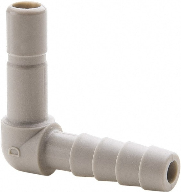 Parker A4TEB4 Push-To-Connect Tube Fitting: Tube Elbow Barb Connector, 1/4" OD