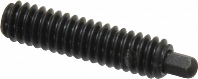 Vlier H54N Threaded Spring Plunger: 1/4-20, 1" Thread Length, 3/16" Projection