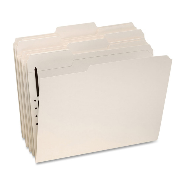 ESSELTE CORP FM310 Oxford Top-Tab File Folders With Fasteners, Legal Size, 1 Fastener, Manila, Box Of 50