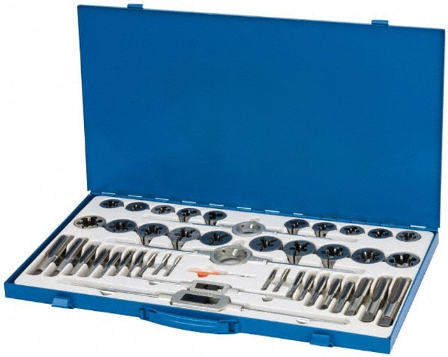 Value Collection CCT1580 Tap & Die Set: 1/4-20 to 1-14 Taps, UNC & UNF