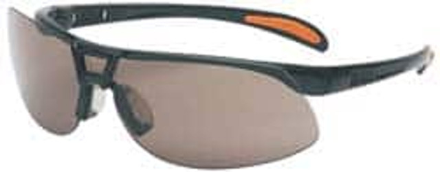 Uvex S4201 Safety Glass: Scratch-Resistant, Polycarbonate, Gray Lenses, Full-Framed, UV Protection