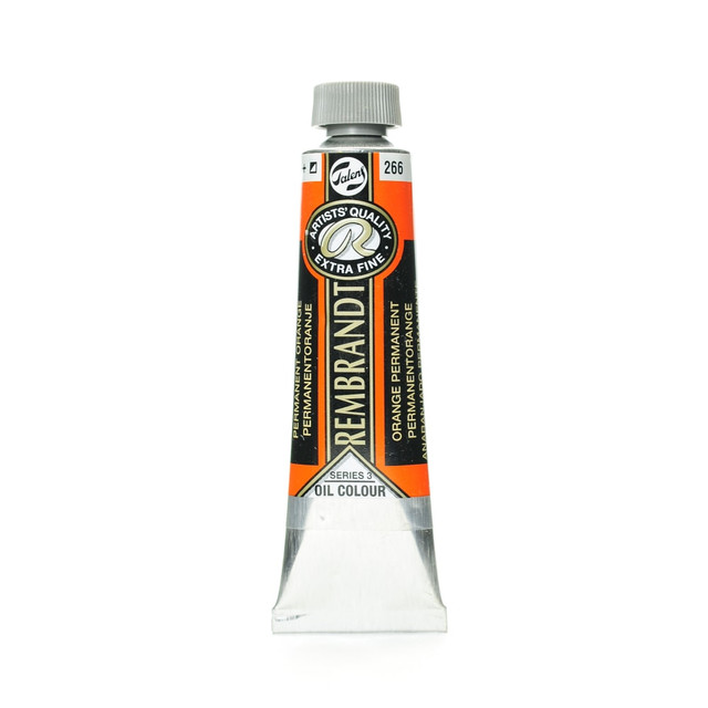 ROYAL TALENS 100514641 Rembrandt Artists Oil Colors, 40 mL, Permanent Orange, 266